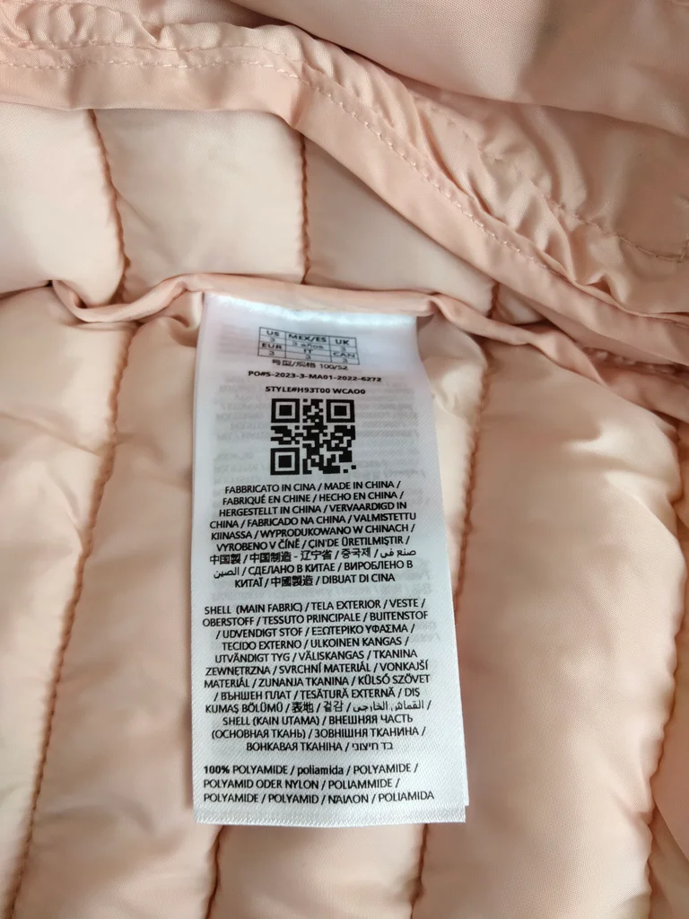💗 Chaqueta ligera acolchada rosa pálido – 3 años – Guess – Nueva con etiqueta – photo 5